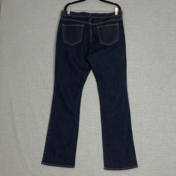 Old Navy The Flirt Jeans Sz 14 Long Boot Cut Dark Wash High Rise - Picture 3 of 7